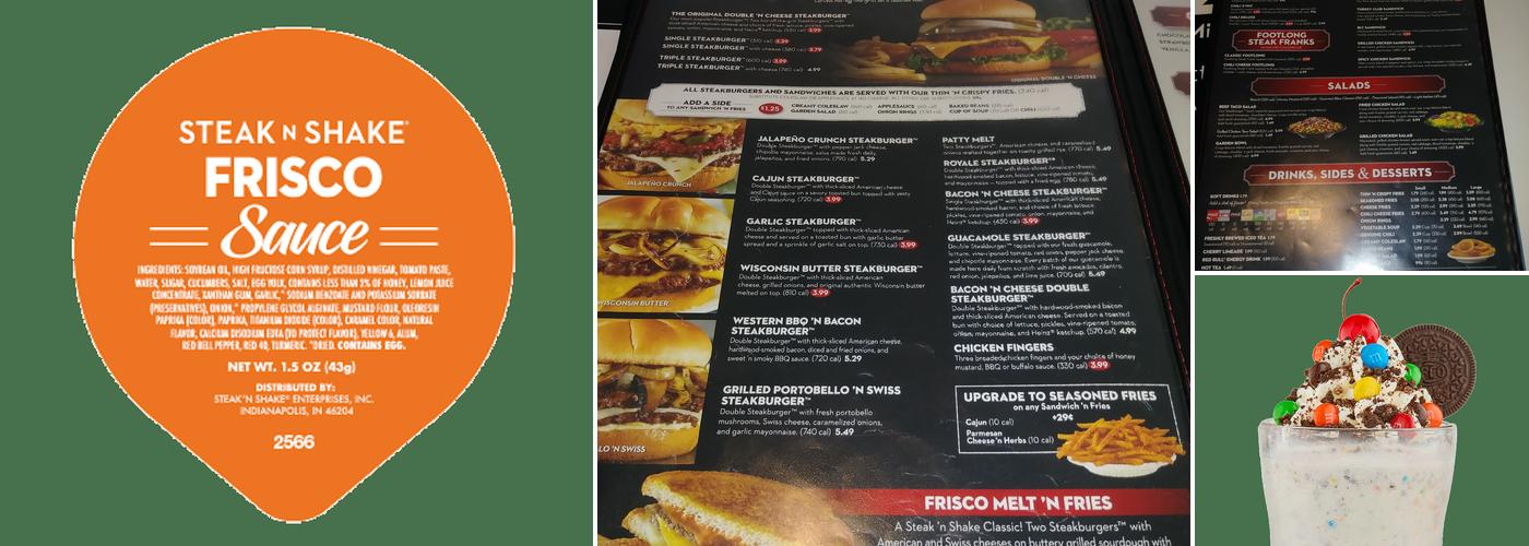 Steak 'n Shake Menu