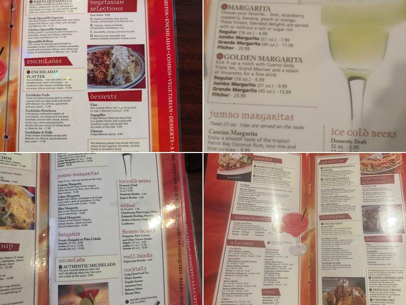 Poblanos Mexican Grill - Winamac, IN Menu