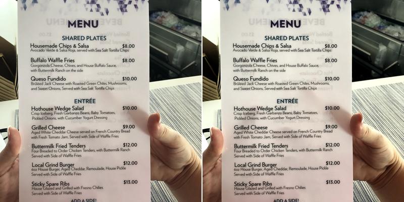 Cloud 9 Cafe Menu