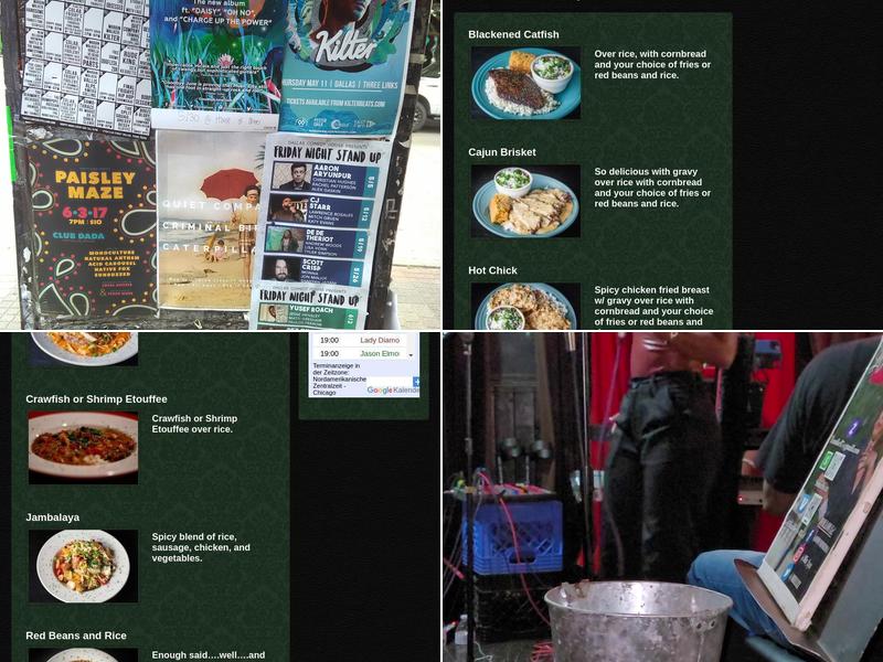 The Free Man Cajun Cafe & Lounge Menu