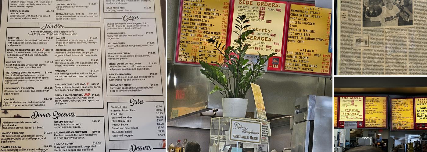 John's Cafe Menu