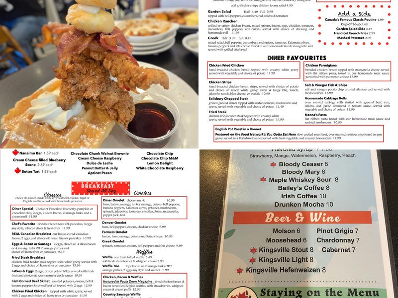 Maple Leaf Diner Menu