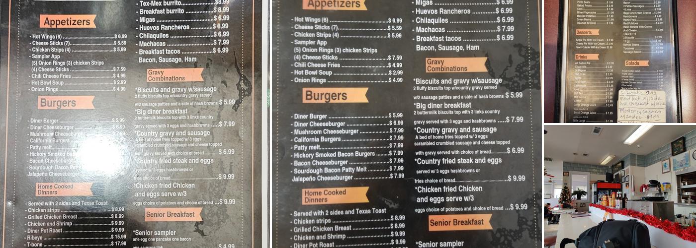 Mesquite Diner Menu