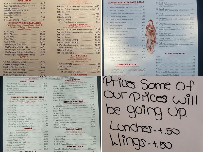 Tokyo Grill, Aiken Menu, Reviews (149), Photos (31) Restaurantji