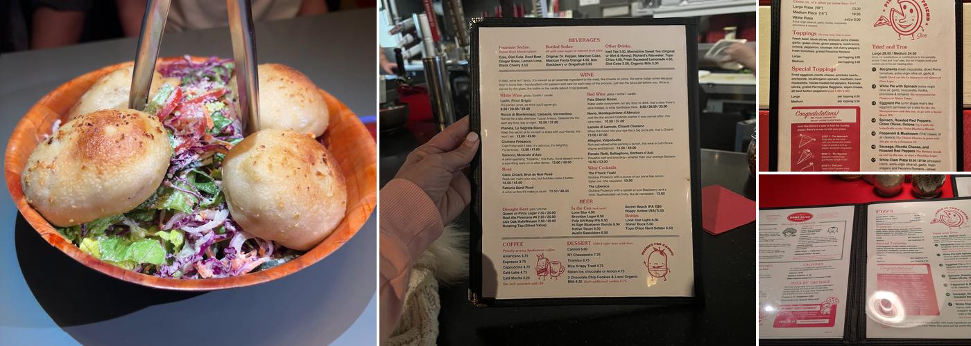 Home Slice Pizza Menu