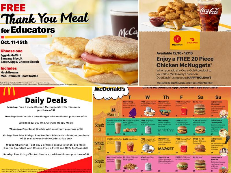 McDonald's Menu