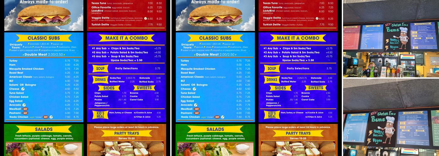 ThunderCloud Subs Menu