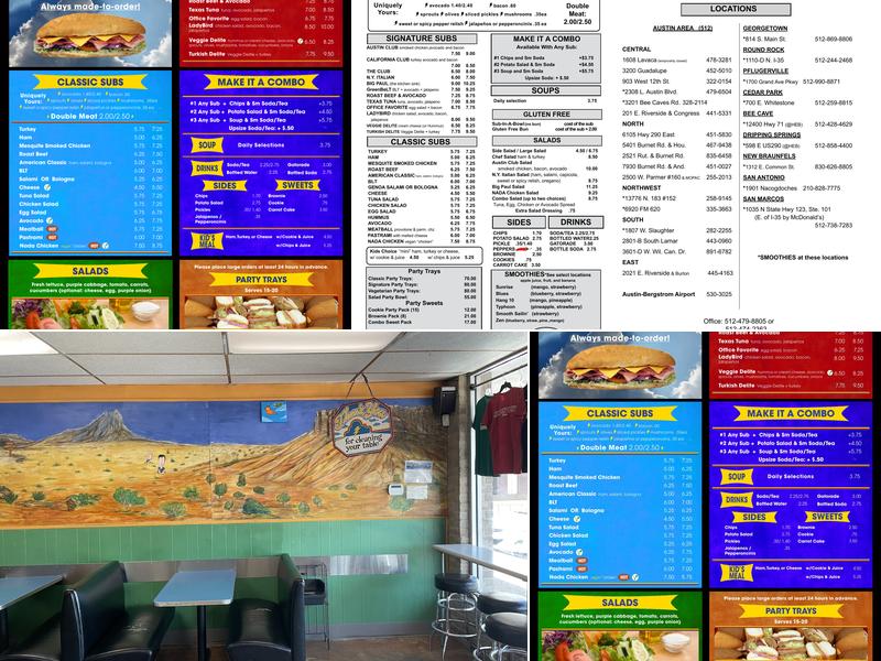 ThunderCloud Subs Menu