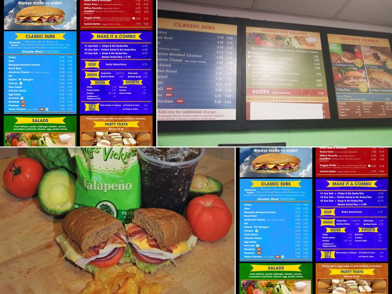 ThunderCloud Subs Menu