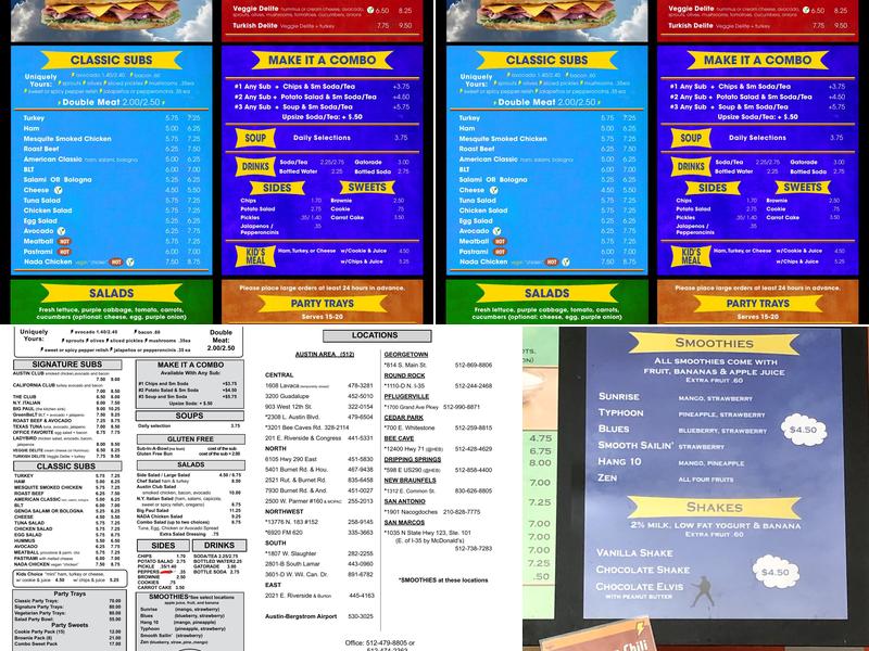 ThunderCloud Subs Menu