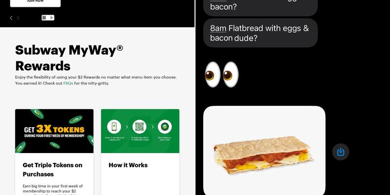 Subway Menu