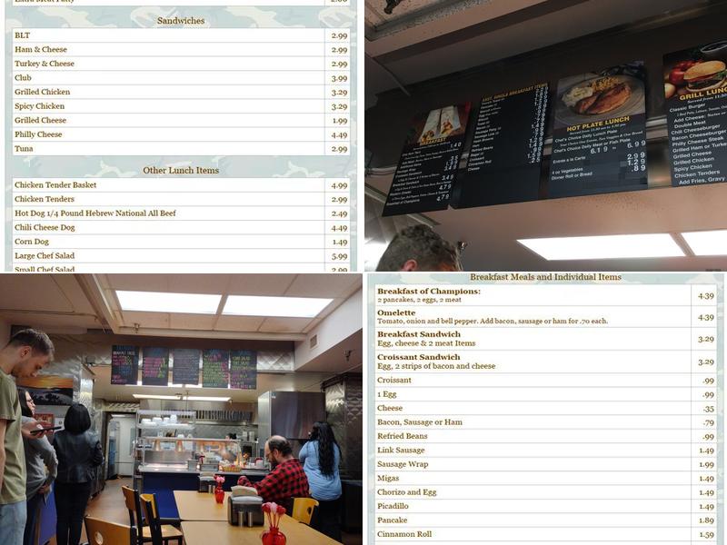 Messhall Cafe Menu