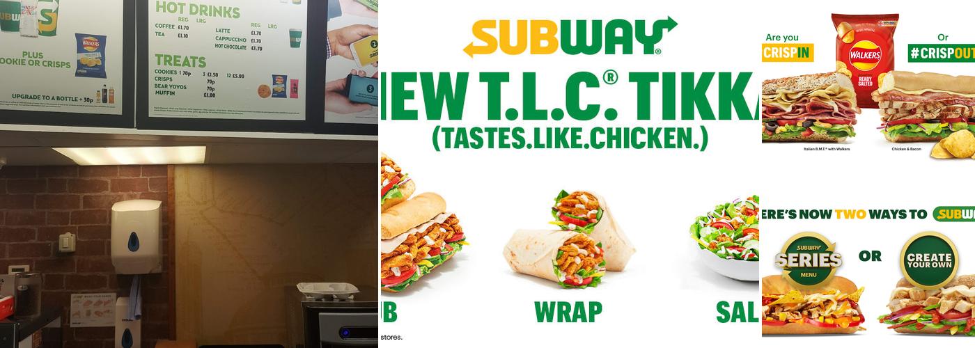 Subway Menu