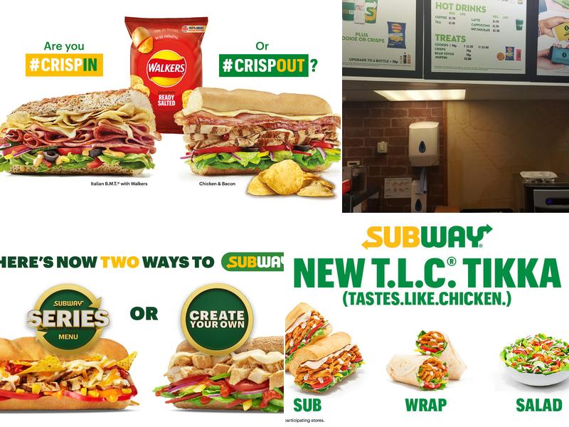 Subway Menu