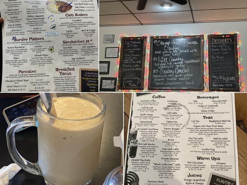 Cafe Java Menu