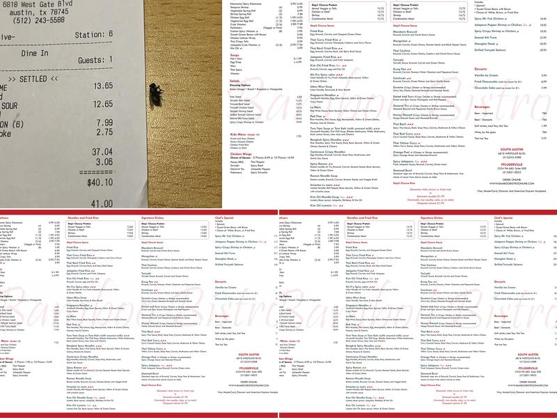 Bamboo Bistro Westgate Menu
