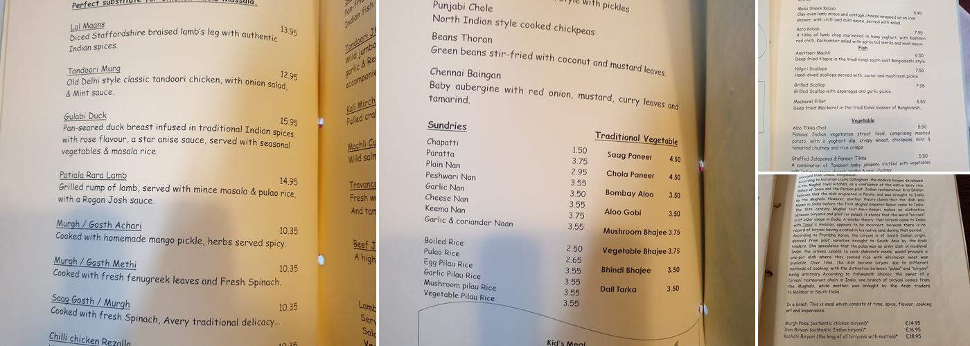Mehek Menu