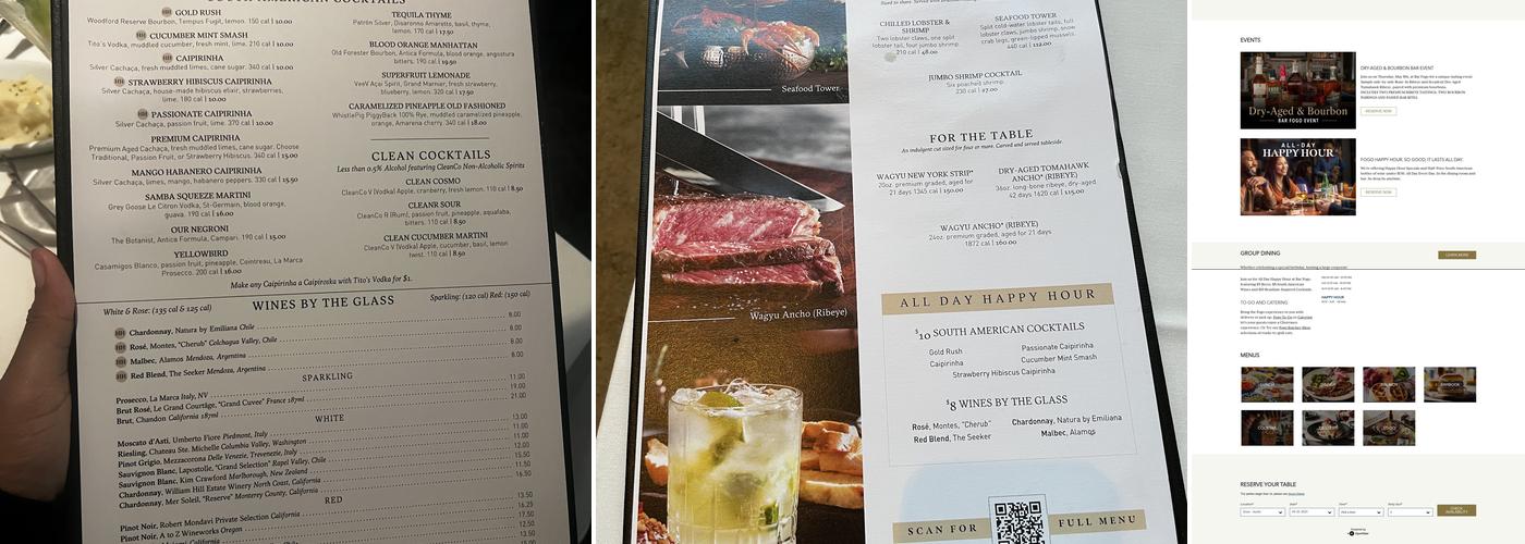 Fogo De Chao - Austin Menu
