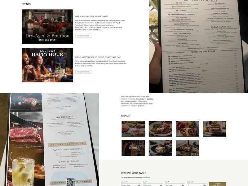 Fogo De Chao - Austin Menu