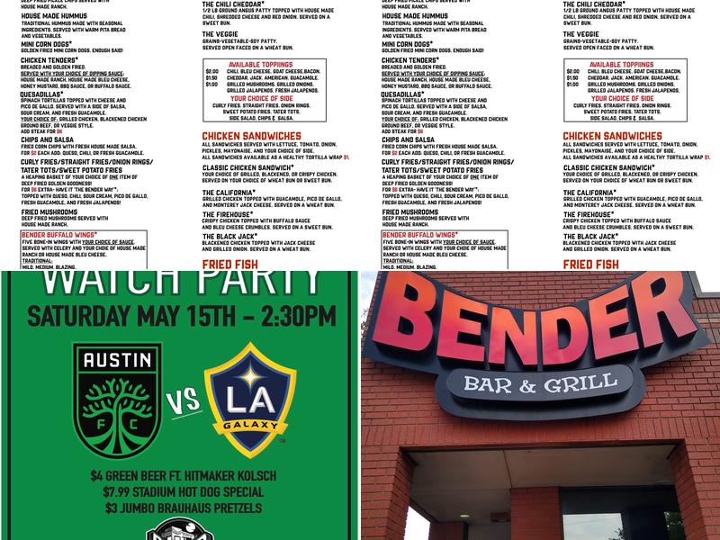 Bender Menu