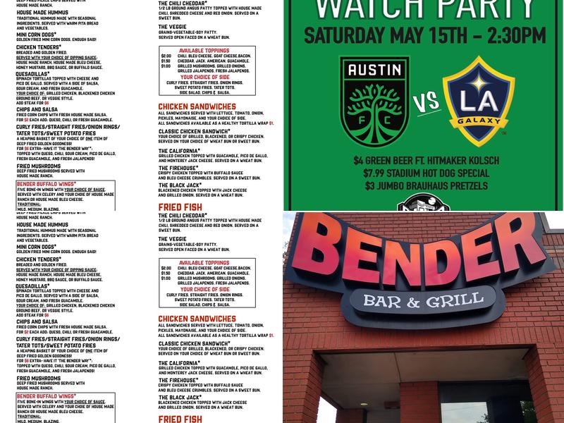 Bender Menu