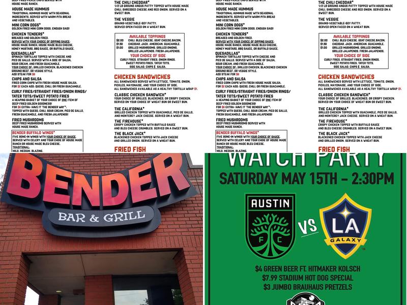 Bender Menu