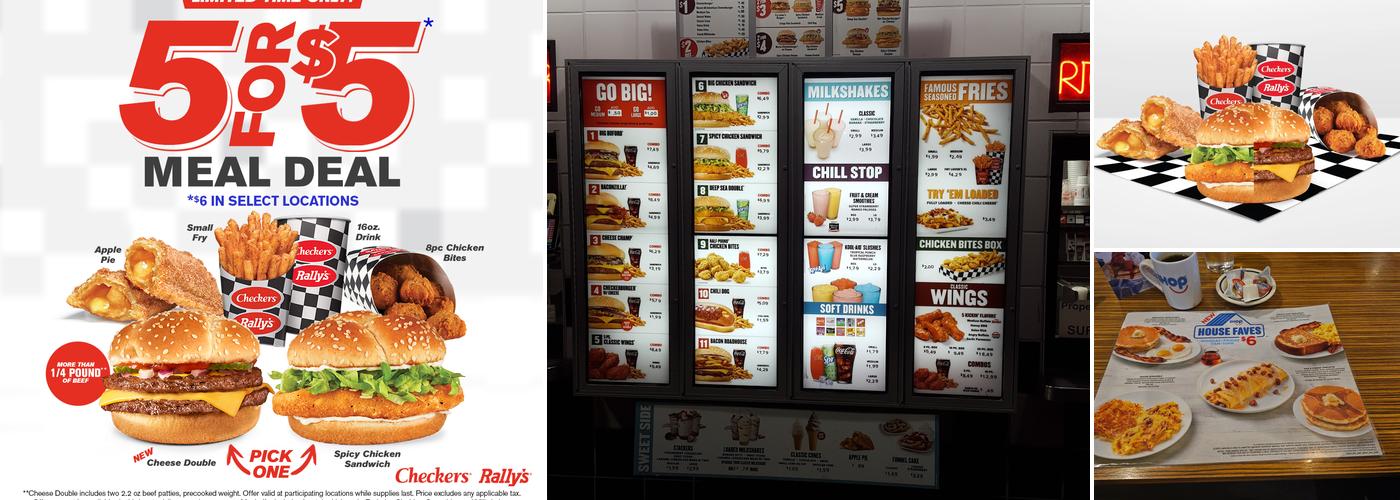 Checkers Menu