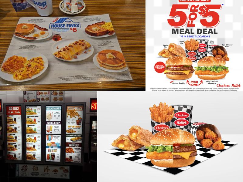 Checkers Menu