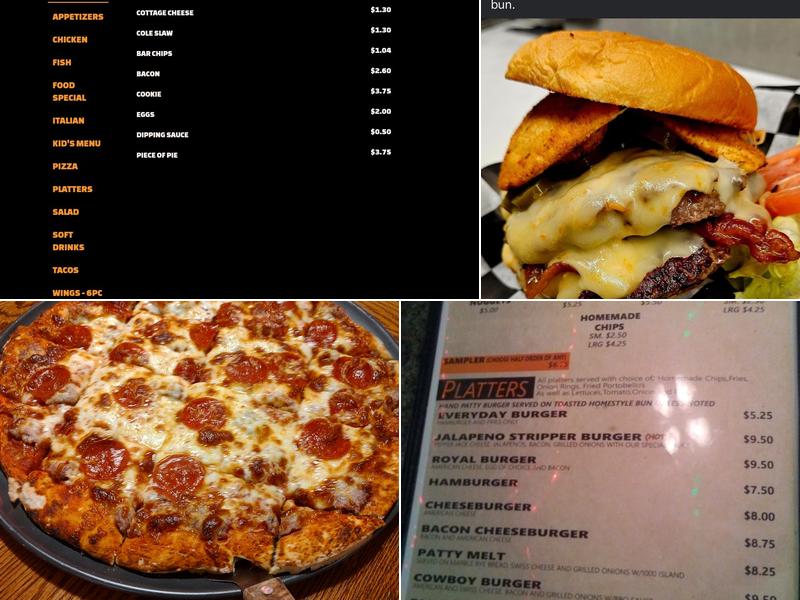 Bushy's Bar and Grill Menu