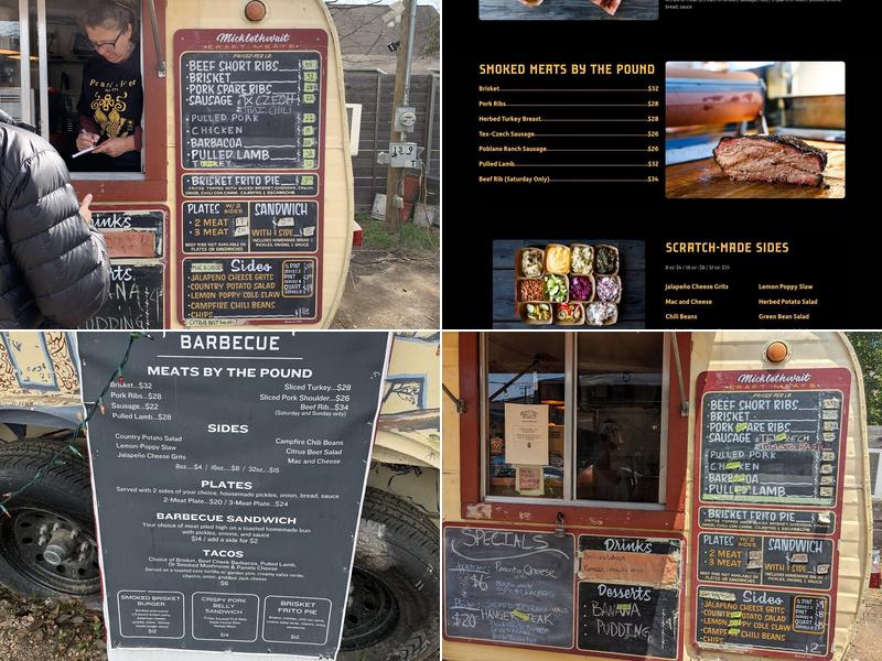 Micklethwait Craft Meats BBQ & Catering Menu