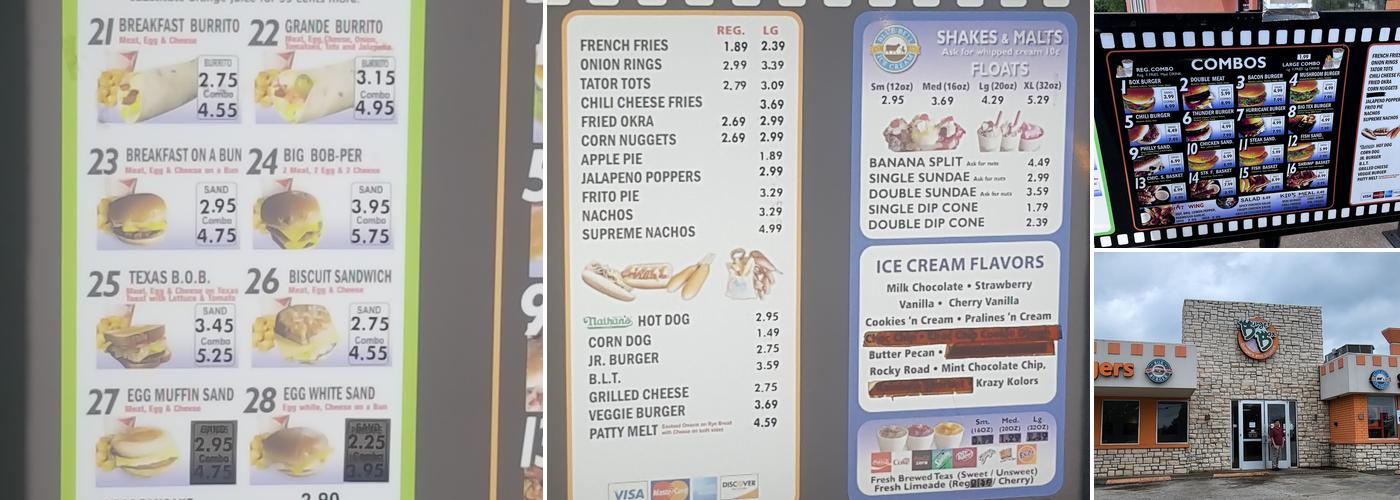 Burger Box Menu