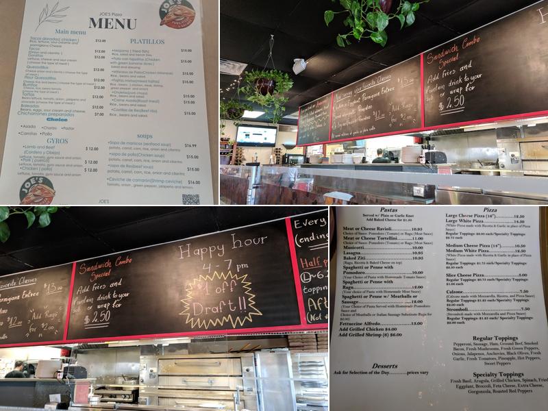 Joe's Pizza & Subs Menu