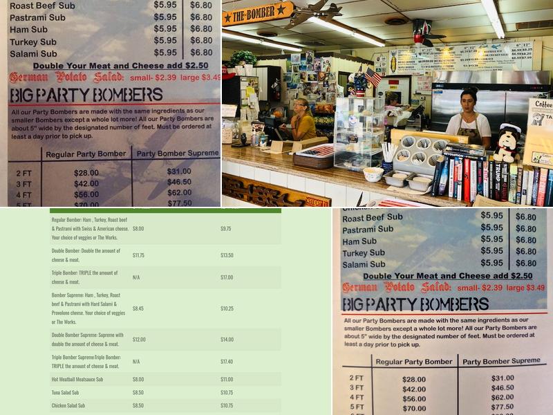 Jo-Ed's Bomber Inc Menu