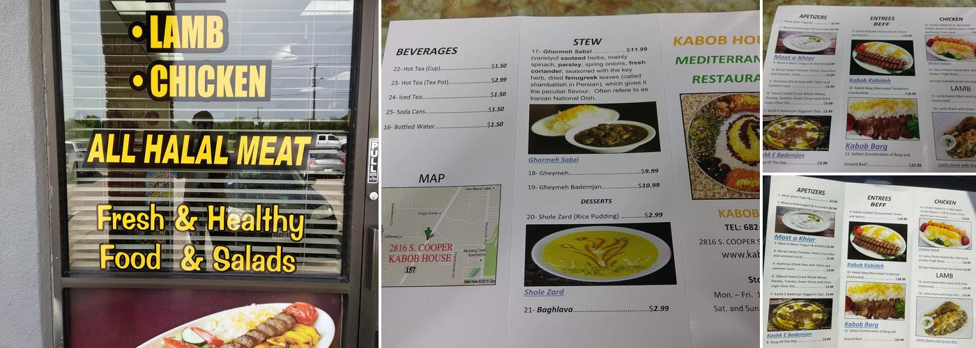 Kabob House Menu