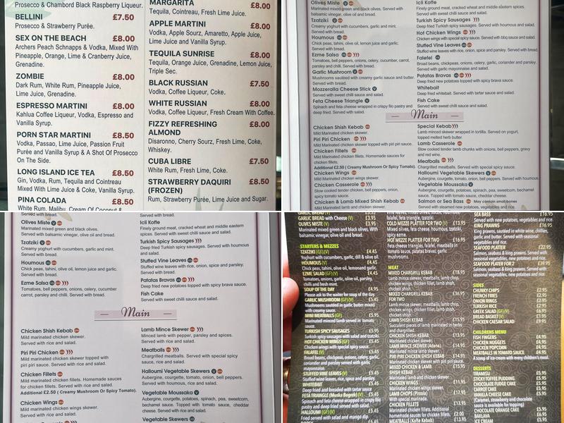 Deli Felice Turkish Cuisine Menu