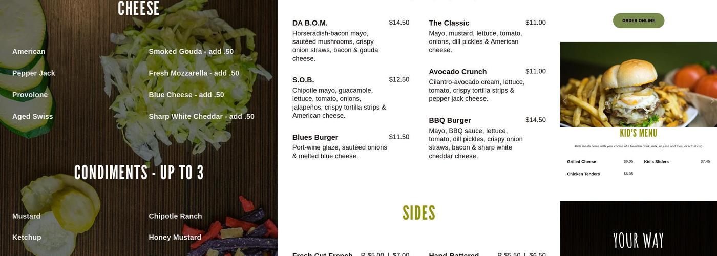 Burgerworks Menu