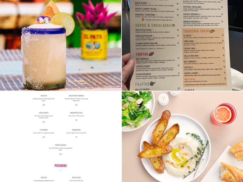 Wild Salsa Menu