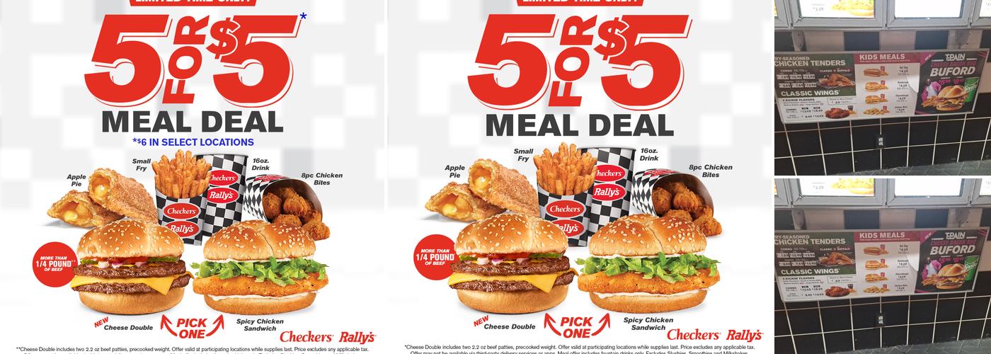 Checkers Menu