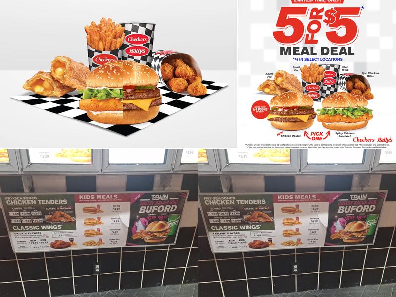 Checkers Menu