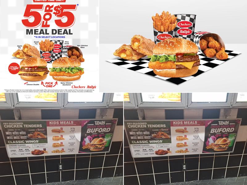 Checkers Menu