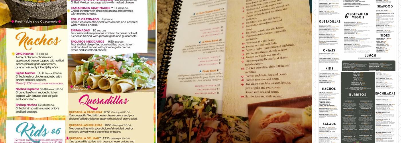 Plaza Azteca Mexican Restaurant · Broad Menu