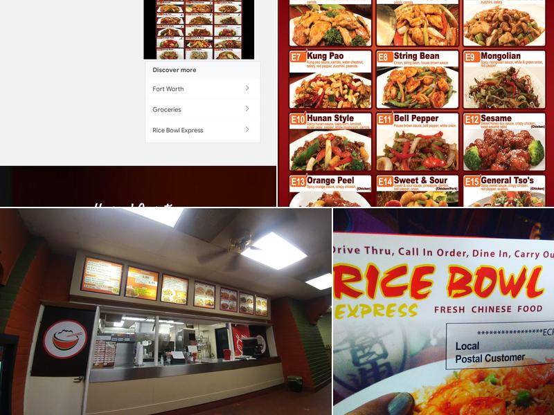 Rice Bowl Express Menu