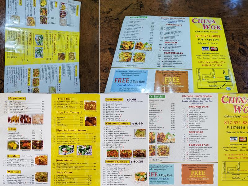 China Wok Menu