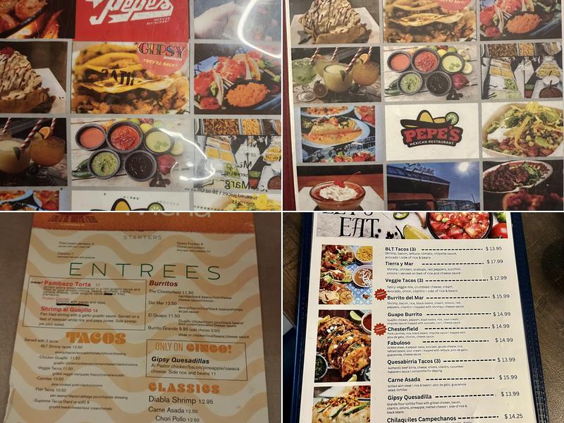 Pepe's | Mexican Restaurant Menu