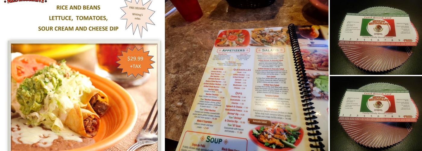Original Mexican Restaurant Menu