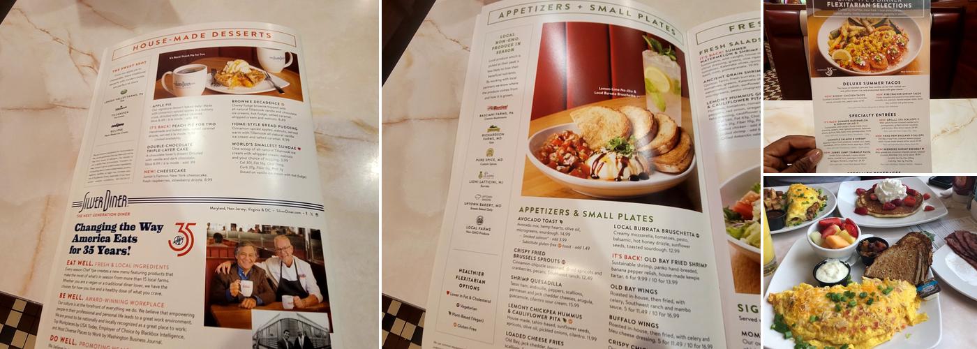 Silver Diner Menu