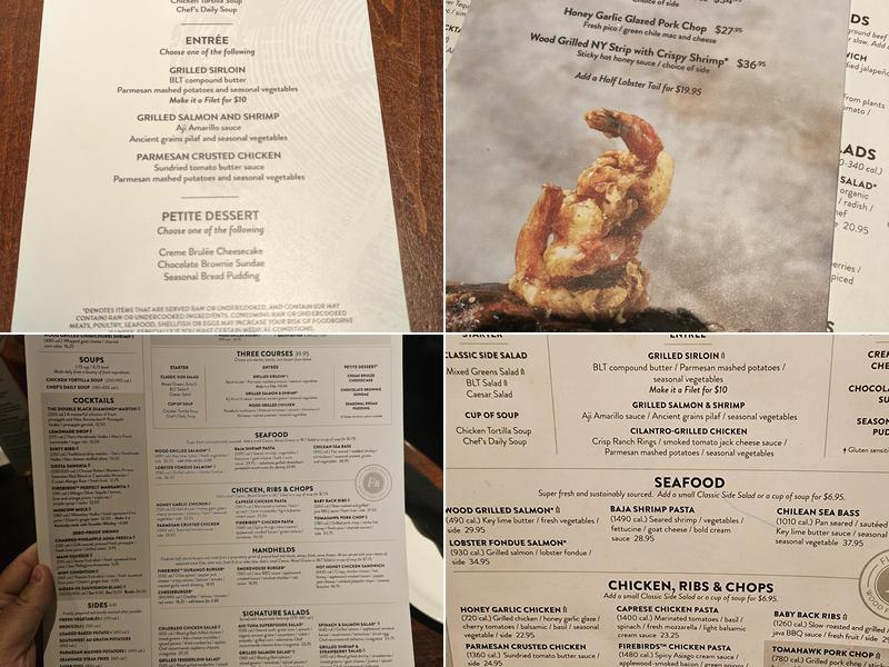 Firebirds Wood Fired Grill Menu