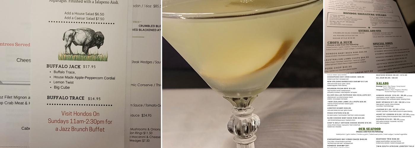 Hondos Menu