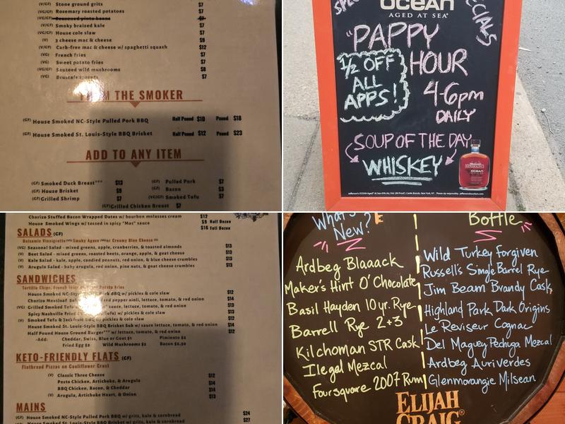 McCormack's Whisky Grill Menu