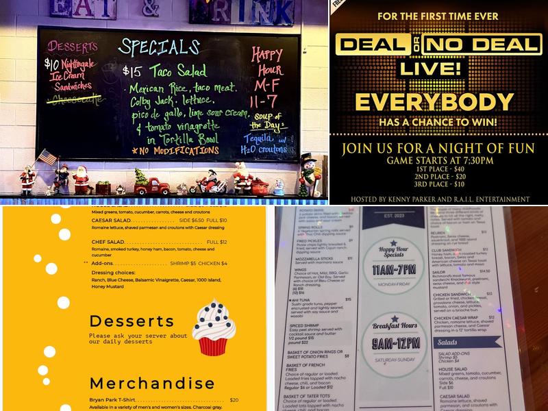 Bryan Park Bar & Grill Menu